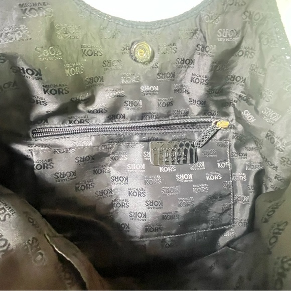 Michael Kors Black and Tan Women's Bag - Picture 7 of 10